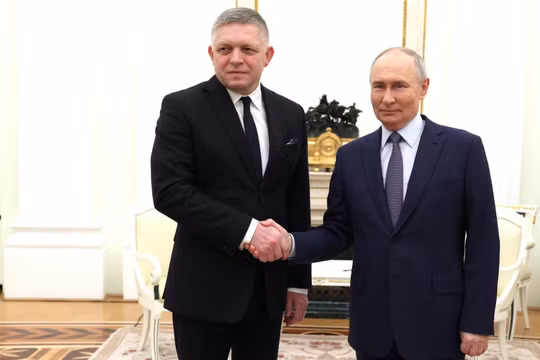 Thủ tướng Slovakia Fico hội đàm với Tổng thống Nga Putin về tình hình quốc tế và khí đốt