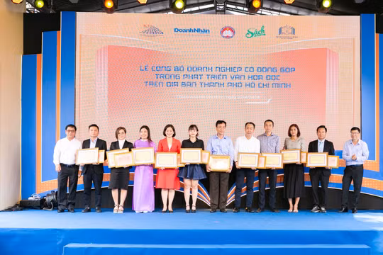 Tạp chí Doanh nhân Sài Gòn vinh danh 20 doanh nghiệp có văn hóa đọc tốt năm 2024