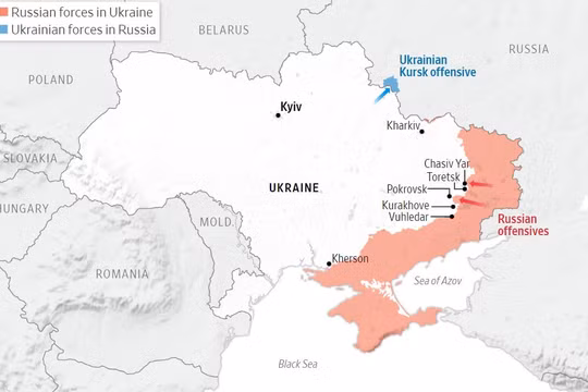 Pokrovsk và Chasiv Yar, hai 'cửa ải' quyết định cuộc chiến ở miền đông Ukraine