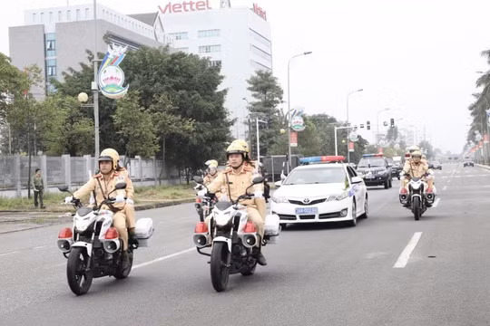 Hà Nội: Phân luồng giao thông phục vụ đón đoàn khách quốc tế