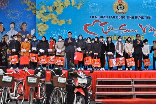 Hưng Yên: Nhiều hoạt động sôi nổi và ý nghĩa cho đoàn viên và người lao động