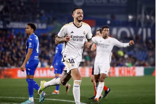 Đánh bại Getafe 2-0, Real Madrid chiếm ngôi đầu La Liga