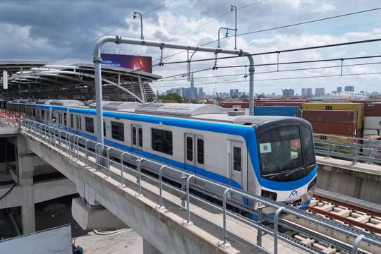 Hôm nay 14/10, chạy thử tuyến metro số 1 Bến Thành - Suối Tiên
