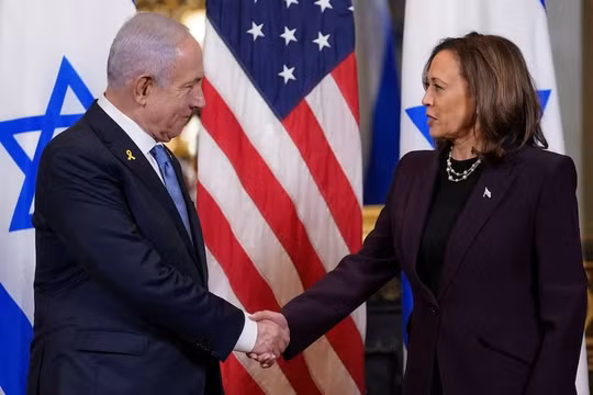 Bà Harris đề nghị Thủ tướng Netanyahu giảm bớt đau khổ cho người dân ở Gaza