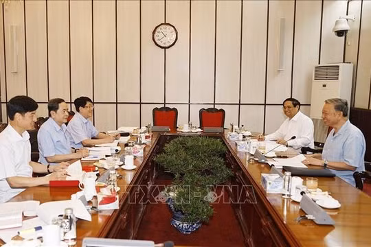 Tổng Bí thư, Chủ tịch nước Tô Lâm chủ trì cuộc họp lãnh đạo chủ chốt