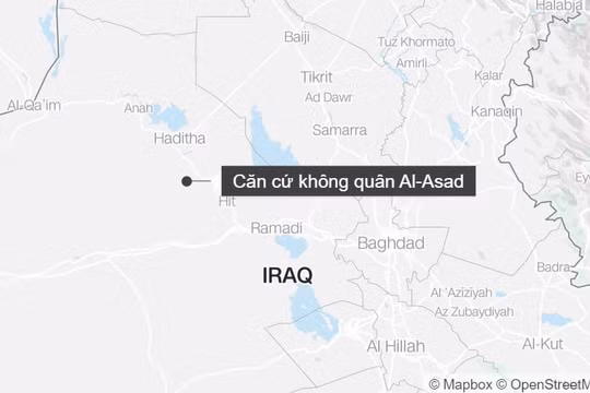 Căng thẳng Trung Đông: Tên lửa tấn công căn cứ Mỹ ở Iraq, nhiều binh sĩ bị thương