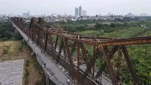 Hà Nội trình dự án nghiên cứu sửa chữa cầu Long Biên