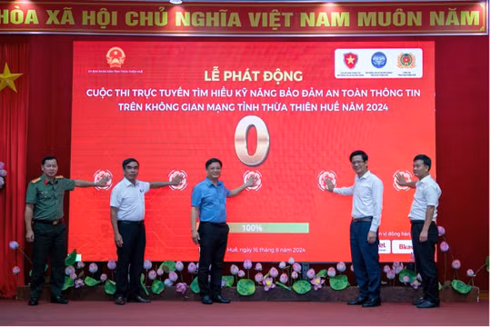 Triển khai cuộc thi trực tuyến nhằm giảm thiểu các nguy cơ, rủi ro trên không gian mạng