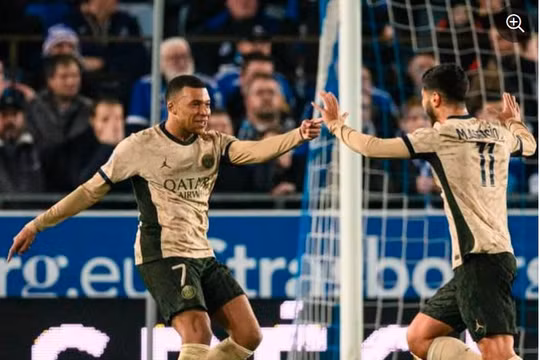 PSG giành chiến thắng nhọc nhằn 2-1 trên sân của Strasbourg