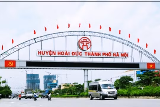 Huyện Hoài Đức (Hà Nội) đã đạt 27/31 tiêu chí thành lập quận