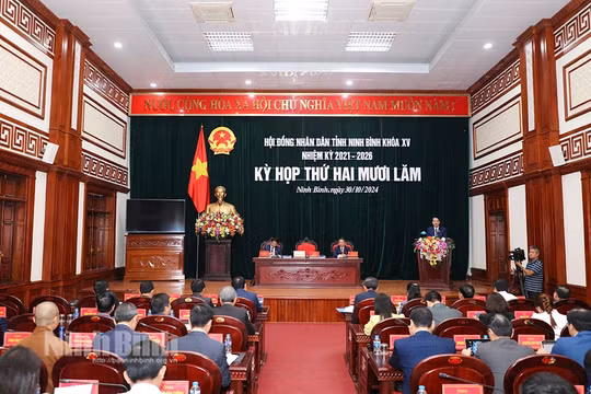 HĐND tỉnh Ninh Bình khóa XV thông qua 22 Nghị quyết tại kỳ họp thứ 25