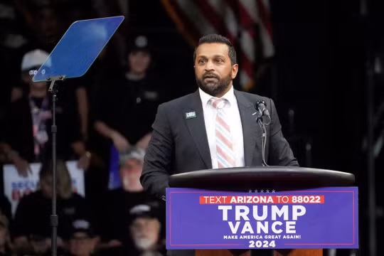 Tổng thống đắc cử Donald Trump chọn ông Kash Patel làm Giám đốc FBI