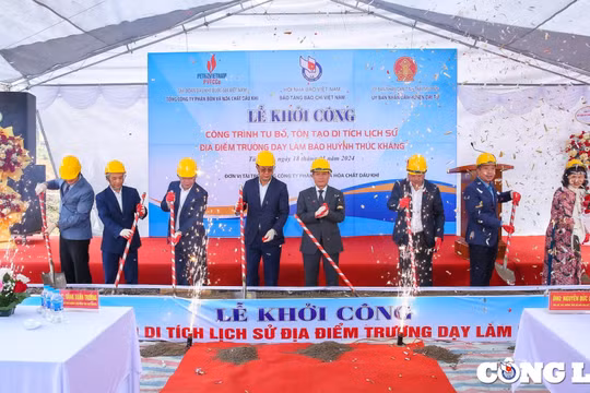 Khởi công tôn tạo Di tích lịch sử địa điểm Trường dạy làm báo Huỳnh Thúc Kháng