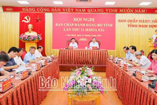 Nam Định: Triển khai nhiệm vụ trọng tâm 6 tháng cuối năm 2024