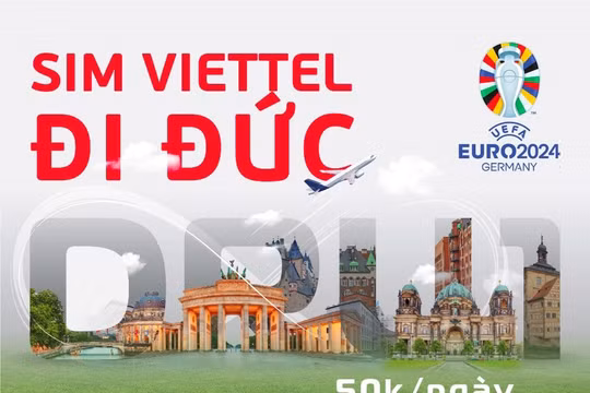 Viettel ưu đãi Data Roaming không giới hạn tại Đức nhân dịp UEFA EURO 2024