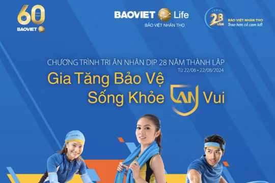 “Gia tăng bảo vệ - Sống khỏe an vui” cùng Bảo Việt Nhân thọ