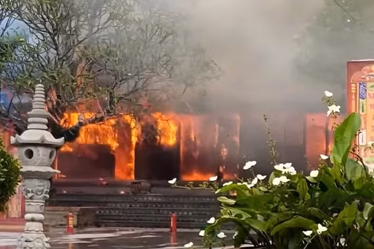 Phú Thọ: Cháy ngôi chùa hơn 800 tuổi thiệt hại khoảng 25 tỷ đồng