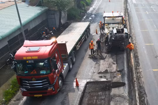 Khắc phục hư hỏng kết cấu hạ tầng giao thông trên Quốc lộ 51
