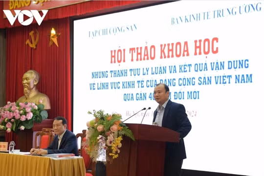 Bộ Biên tập Tạp chí Cộng sản tổ chức hội thảo khoa học về thành tựu kinh tế 40 năm đổi mới