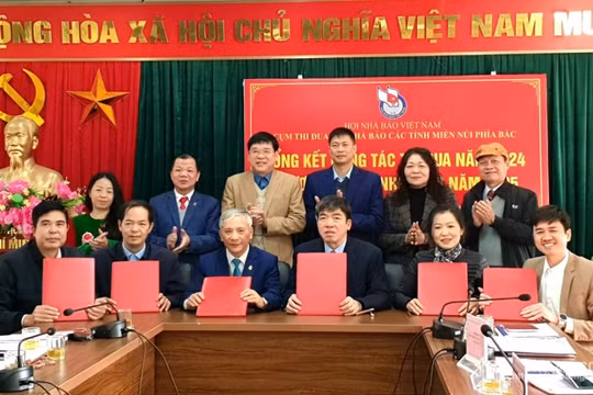 Cụm Thi đua Hội Nhà báo các tỉnh miền núi phía Bắc tổng kết công tác thi đua năm 2024
