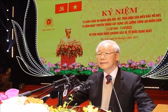 Tổng Bí thư Nguyễn Phú Trọng với sự nghiệp bảo vệ an ninh quốc gia, bảo đảm trật tự, an toàn xã hội
