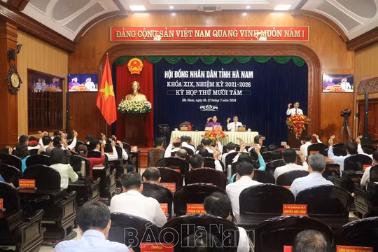 HĐND tỉnh Hà Nam khóa XIX, nhiệm kỳ 2021-2026 thông qua 27 Nghị quyết quan trọng