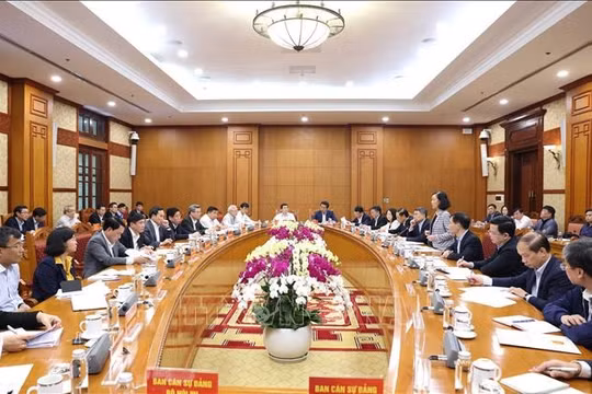 Hội nghị triển khai Chương trình làm việc của Bộ Chính trị, Ban Bí thư năm 2024