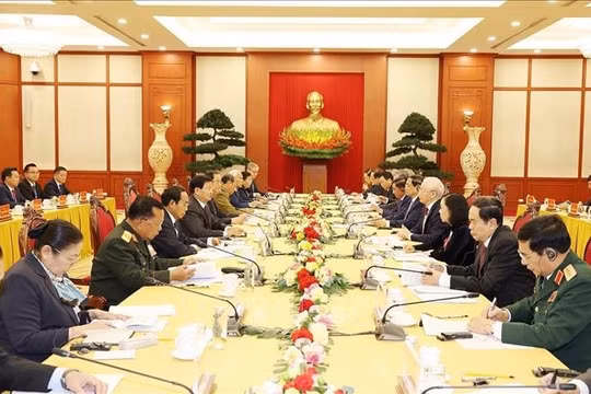 Quan hệ hợp tác Việt Nam - Lào phát triển ngày càng sâu rộng, thực chất và hiệu quả
