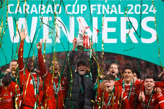 Đánh bại Chelsea, Liverpool vô địch Cúp Liên đoàn Anh 2023/24