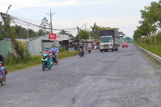 Chưa có tiền để nâng cấp, sửa chữa Quốc lộ 80 qua địa bàn TP.Cần Thơ