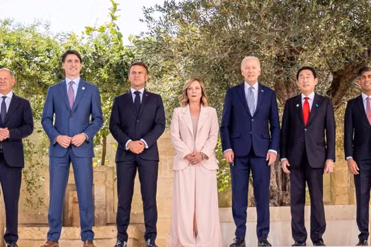 G7 nhất trí cho Ukraine vay 50 tỷ USD từ tài sản bị đóng băng của Nga
