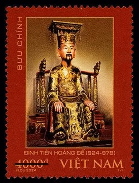 Phát hành bộ tem kỷ niệm 1100 năm sinh Đinh Tiên Hoàng đế (924-979)