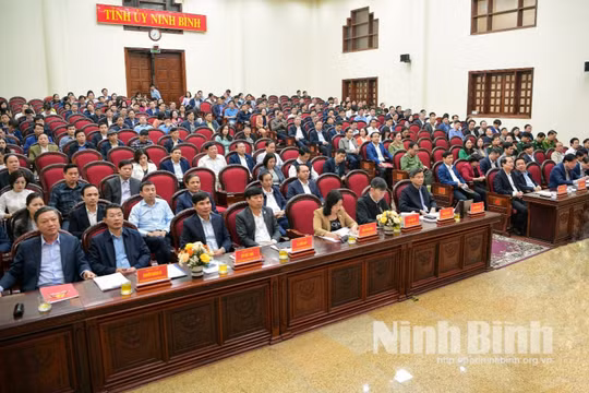 Ninh Bình: Quán triệt thực hiện các văn bản của Ban Chấp hành Trung ương Đảng, Bộ Chính trị, Ban Bí thư