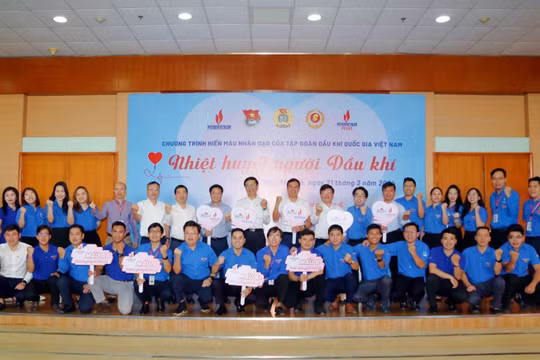 Petrovietnam phát động chương trình hiến máu nhân đạo: "Nhiệt huyết người Dầu khí" năm 2024