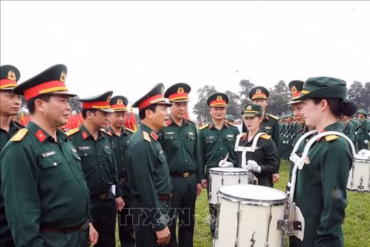 Nỗ lực cao nhất trong huấn luyện, luyện tập diễu binh, diễu hành kỷ niệm Chiến thắng Điện Biên Phủ
