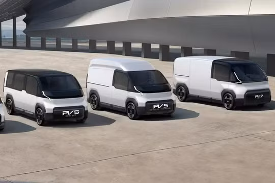 Kia PV5 Concept: Mẫu xe tải điện với thân xe có thể hoán đổi