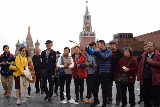 Du khách Trung Quốc tới Nga tăng mạnh