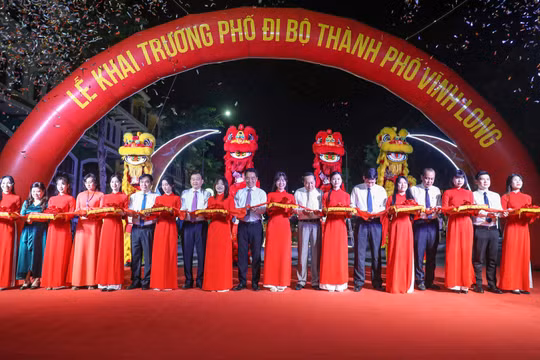 Vĩnh Long khai trương tuyến phố đi bộ tại dự án của T&T Group