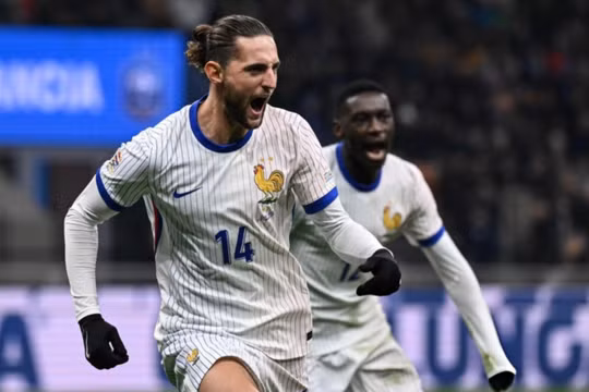 Rabiot lập cú đúp, Pháp dễ dàng đánh bại Italia tại Nations League
