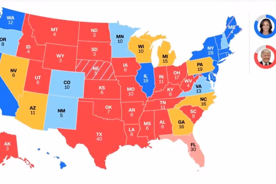 Bà Harris bất ngờ vượt ông Trump ở Iowa, vẫn so kè quyết liệt ở 7 bang chiến trường