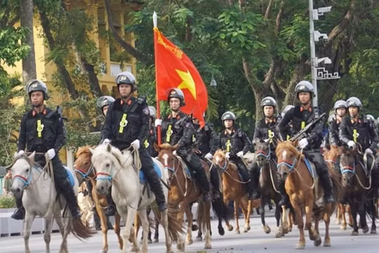 Đội kỵ binh của Bộ Công an sẽ biểu diễn tại Lễ hội Yên Thế năm 2024