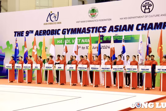 Sôi động giải vô địch Thể dục Aerobic châu Á lần thứ IX năm 2024