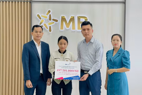 Nhiều khách hàng nhận hàng trăm triệu đồng quyền lợi bảo hiểm từ Công ty Bảo hiểm nhân thọ MB Ageas Life