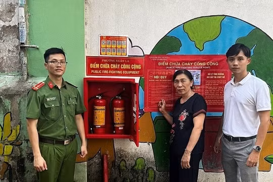 Công an phường kiểu mẫu thực hiện tốt phương châm “Lúc dân cần, lúc dân khó, có Công an”