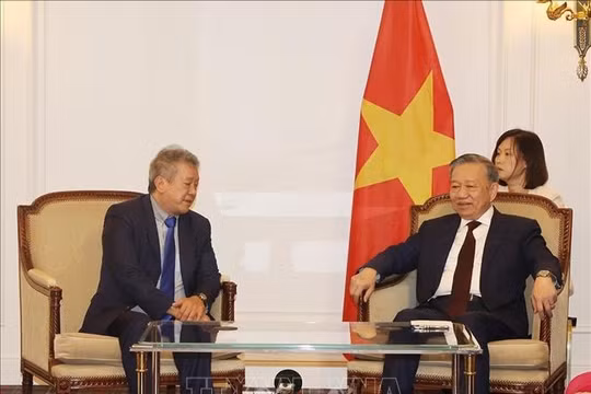 Tổng Bí thư, Chủ tịch nước Tô Lâm tiếp Chủ tịch Hội Hữu nghị Pháp - Việt Nam