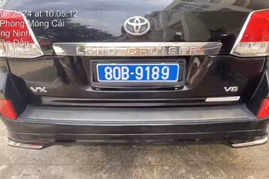 Hô biến xe cá nhân thành xe biển xanh của cơ quan Trung ương
