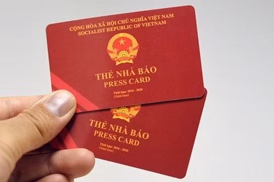 Lấy ý kiến dự thảo Thông tư quy định về thủ tục cấp, đổi, cấp lại thẻ nhà báo