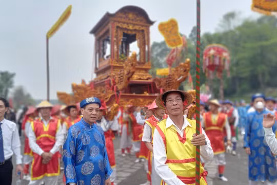 Phú Thọ: Lễ hội rước Chúa Gái là Di sản văn hoá phi vật thể Quốc gia