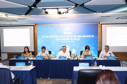 Hà Nội đối thoại, tháo gỡ khó khăn cho các nhà đầu tư tại Khu Công nghệ cao Hòa Lạc
