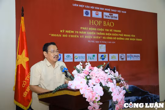 Khởi động cuộc thi vẽ tranh Kỷ niệm 70 năm Chiến thắng Điện Biên Phủ